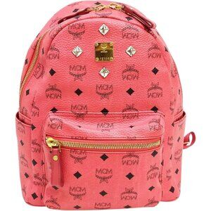 (EH) MCM Backpack Bag Red PVC